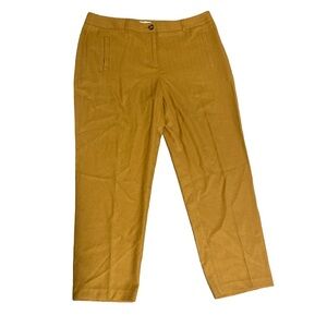 Chico's Mustard Yellow Trousers